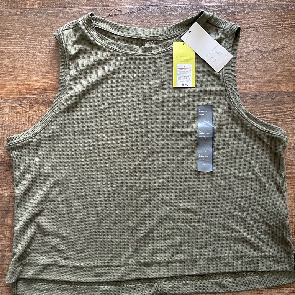 All in Motion Olive Green Women's Tank Top